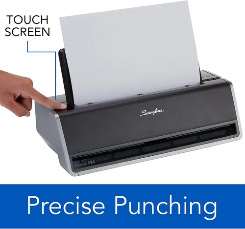 Miniatura 4 de Swingline, perforadora eléctrica comercial de papel, Platino