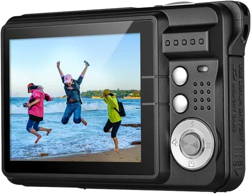 Miniatura 6 de Cámara digital 1080P FHD Mini cámara digital de 48 MP videocámara de video anti-vibración 8X Zoom 2.7 pulgadas pantalla de detección facial bolsa
