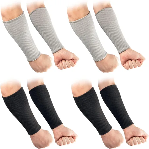 OriStout 4 pares de mangas para antebrazo, protectores de brazo para piel fina y moretones, mangas resistentes a cortes de nivel 3, protección de