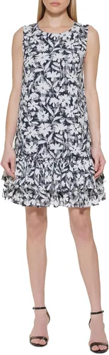 Miniatura 2 de Tommy Hilfiger Tommy Hilfiger - Vestido de cambio sin mangas con doble volante para mujer