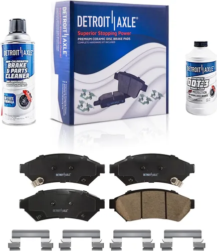 Miniatura 114 de Detroit Axle - Pastillas de freno traseras para Kia Sportage 2017-2022, Hyundai Tucson 2016-2021, pastillas de freno de cerámica 2018 2019 2020