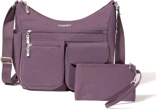 Miniatura 55 de Baggallini womens Everywhere Bagg Crossbody Women 11x9 Lightweight Nylon Hobo Water-resistant Travel Bag W/Rfid