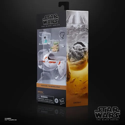 Miniatura 8 de STAR WARS Serie The Black Grogu, Figura de acción coleccionable de The Mandalorian a escala de 15 cm, juguetes para niños a partir de 4 años