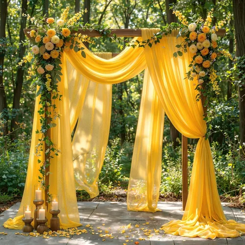 Miniatura 32 de Tela Negra para Drapeado de Arco de Boda 1 Panel 30'' x 20 Pies Cortinas Negras Tela Transparente Telón de Fondo Telas para Drapeado de Arco