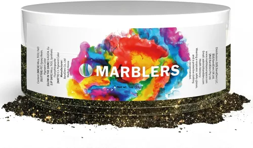 Miniatura 64 de MARBLERS - Polvo de mica de grado cosmético, nacarado, no tóxico, vegano, libre de crueldad, sombra de ojos, esmalte de uñas, arte de uñas, [Gris]