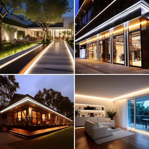 Miniatura 6 de BENLUN Tiras de Luces LED COB AC 110V de 98.4 pies, 3000K Luz de Cuerda LED Blanca Cálida para Exteriores Impermeable, 10W/M CRI 90+ Flexible Blanco