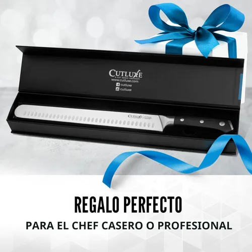 Miniatura 5 de Cutluxe Cuchillo para Pechuga – Cuchillo de 12" para trinchar y rebanar carne y barbacoa – Acero alemán ultra afilado, funda incluida, diseño