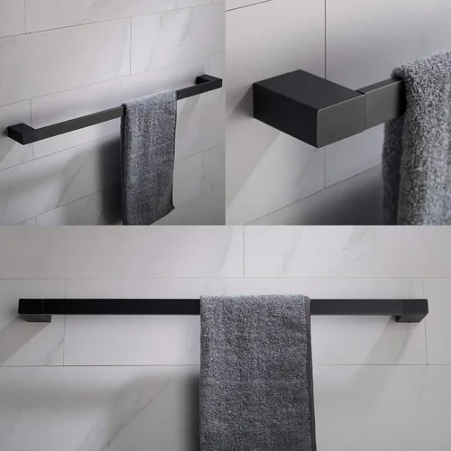 Miniatura 3 de KRAUS Stelios KEA-19937MB - Toallero de baño de 24 pulgadas, acabado negro mate