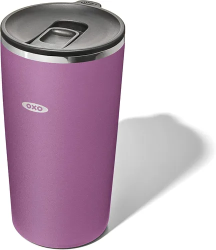 Miniatura 38 de OXO Strive - Vaso aislado de 24 onzas con tapa deslizante, cobalto oscuro