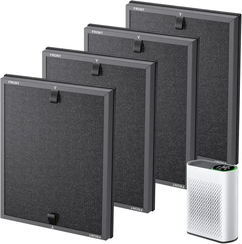 Miniatura 10 de Paquete de 2 filtros de repuesto HAP602 compatibles con el purificador de aire ECOSELF HAP602 / HAP602WF, filtro de repuesto para purificadores