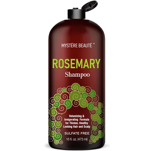 Miniatura 10 de Champú y acondicionador de romero para el crecimiento del cabello, sin sulfatos, aceite de romero orgánico Champú de Romero Para Crecimiento
