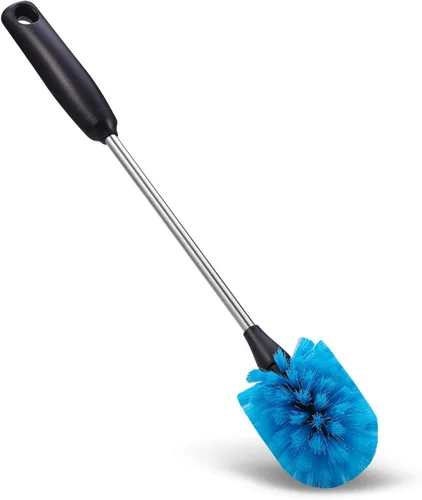 Miniatura 5 de MOSOLAN Cepillo para botellas de acero inoxidable con cabezal reemplazable, paquete de 2 cepillos de limpieza de mango largo para botellas de agua