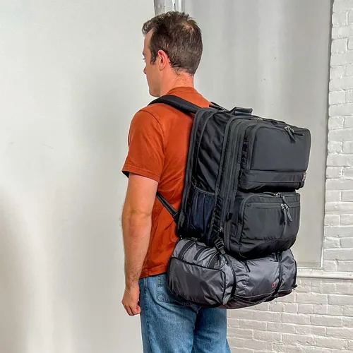 Miniatura 12 de Bolsas Penta (bolsa de lona plegable 5 en 1), Carbón vegetal
