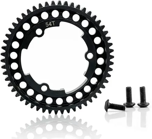 Miniatura 6 de Acero 54T Engranaje recto 6449 para TRAXS 1/5 X-maX 6S 8S 1/7 XO-1 1/10 E-Revo 2.0 VXL MAXX RC Actualizaciones de piezas - (Color: Negro)
