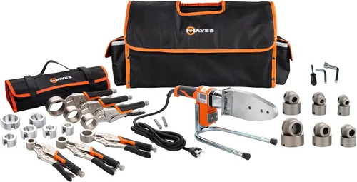 Hayes Digital Socket Fusion Pipe Soldador Herramienta Kit Completo 1/2 CTS a 2 pulgadas IPS