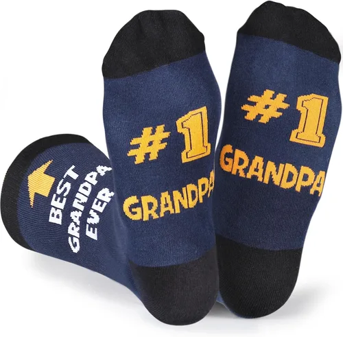 Veachog Calcetines para abuelos para hombres, regalos de cumpleaños para papá, tío, hermano, hijo, marido, novio, suegro, regalos de jubilación