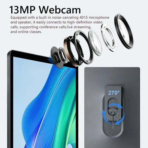 Miniatura 4 de OFD P02-Tableta de TV portátil de 21.5 pulgadas, pantalla táctil, monitor inteligente 1080P, Android 15,6+128GB ROM, TV portátil al aire libre