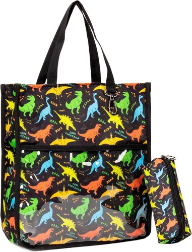 Bolsas de mano lindas para niños y niñas de 4 a 16 años, bolsos con estuche de lápices, bolsas de libros con cremallera para la escuela y el tiempo