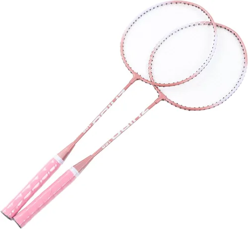 Miniatura 9 de Raqueta de bádminton, marco en forma de T, agarre antideslizante, raqueta profesional para principiantes, estudiantes, entrenamiento, escuela
