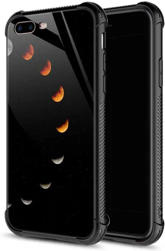 Miniatura 10 de Carcasa para iPhone 8 Plus, 9H de cristal templado para iPhone 7 Plus, para hombres y niños, diseño de patrón fresco a prueba de golpes, Bandera