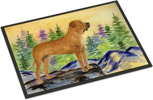 Miniatura 198 de Caroline's Treasures SS8220MAT - Felpudo afgano de 18 x 27 pulgadas, para interiores y exteriores, para entrada, antideslizante, lavable, de pelo