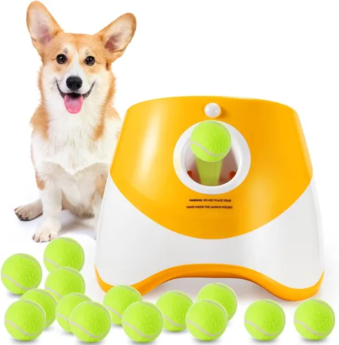 Miniatura 8 de MEKAPLE Paquete de 6 pelotas de tenis mini para jugar con mascotas, pelotas de tenis de 2 pulgadas para entrenamiento de perros pequeños, pelotas