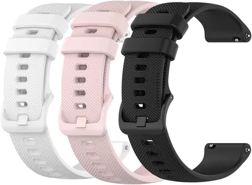 Miniatura 21 de Compatible con correas de reloj Garmin de silicona, bandas Vivoactive 5/3 de 0.787 in, correas Venu 3/2, correas de reloj Venu 2S/2S de 0.709 in