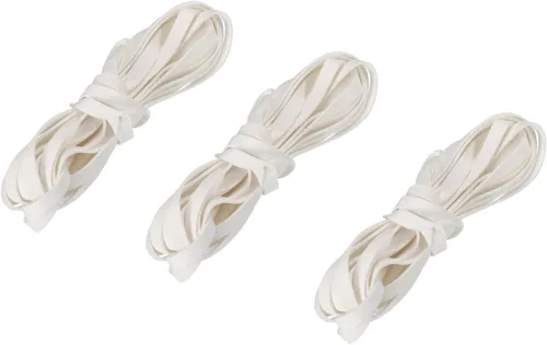 Miniatura 8 de uxcell Cordón de cuero, 3.28 yardas, 0.118 in, tira de cuerda trenzada de poliuretano plana para bolso, bolso, cordones de zapatos, manualidades