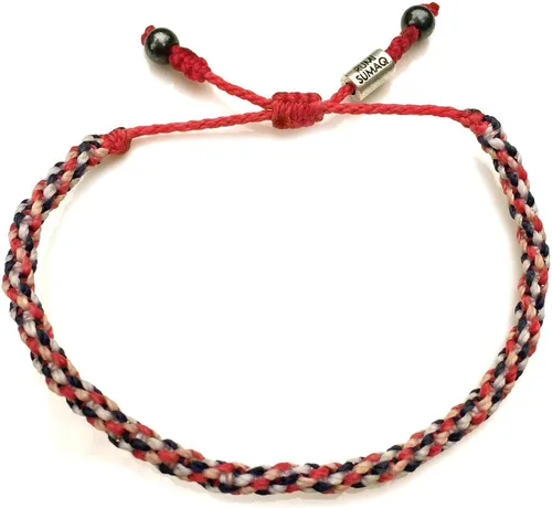 Miniatura 44 de Rumi Sumaq Pulsera de cuerda náutica para hombres, mujeres y niños - Resistente al agua, con nudo manual ajustable - Estilos de mapa de la isla