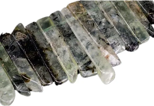 Miniatura 14 de Cuentas de cristal de amatista natural, tira plana irregular, cuentas sueltas de palo para hacer joyas, cristal curativo, pulido o crudo en la parte