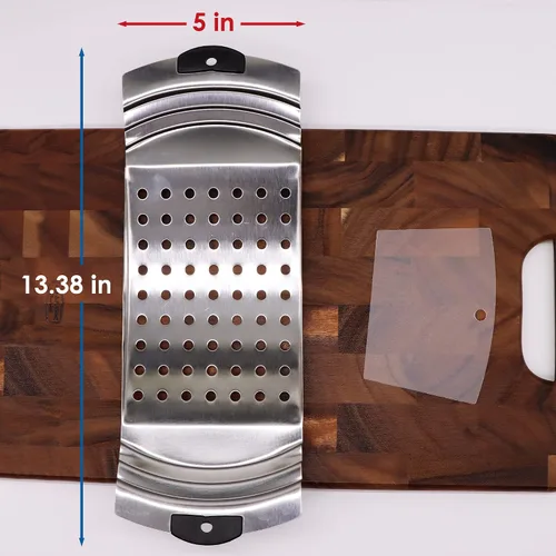 Miniatura 8 de Máquina Premium de Acero Inoxidable para Hacer Spaetzle, Plana para Spaetzle con Raspador de Pastelería, Tradicional Alemana para Hacer Fideos