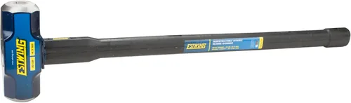 Miniatura 12 de Estwing Martillo de trineo de cara dura de 4 libras, mango indestructible de 12 pulgadas, cabeza de acero bloqueada, agarre de goma vulcanizada