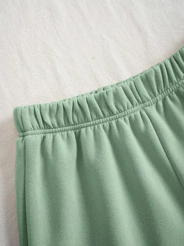 Miniatura 4 de Verdusa Conjunto de sudadera con capucha y pantalones cortos de 2 piezas para mujer