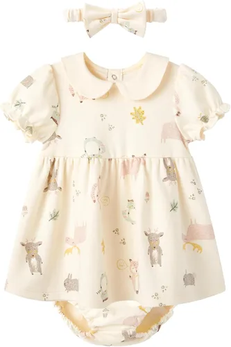 pureborn Vestido de bebé niña 0-24 meses