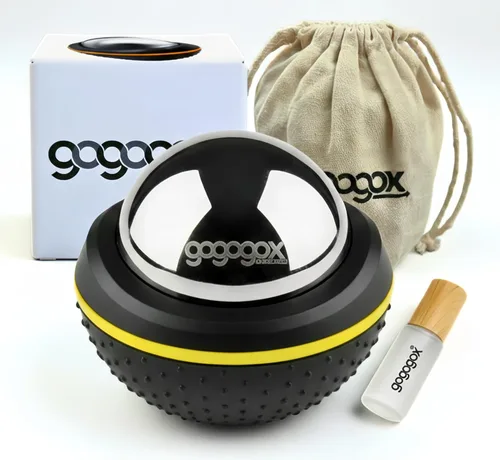 gogogox Cryosphere Cryo - Bola de rodillo de masaje frío, rodillo de hielo de 2.16 pulgadas para alivio muscular dolorido, masajeador de tejido
