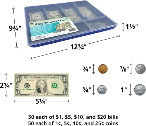 Miniatura 6 de Teacher Created Resources Bandeja de dinero de juego (TCR20960)