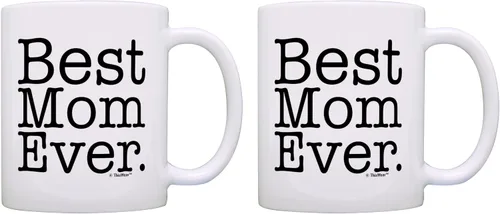 Miniatura 9 de ThisWear Regalo para el día de la madre para mamá, regalo de 11 onzas, taza de café de cerámica con asa, color rosa