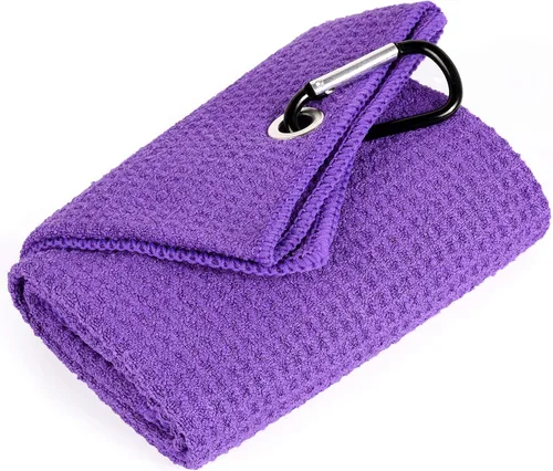 Miniatura 19 de Mile High Life Premium Waffle-Weave Golf Towel 16" X 24" Extra Absorbent & Quick-Dry Ultra-Soft Microfiber Carabiner Clip Multi