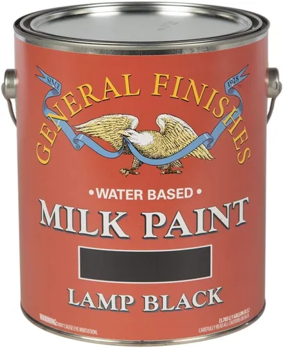 Miniatura 24 de General Finishes Pintura de leche a base de agua, 1 cuarto de galón, lino