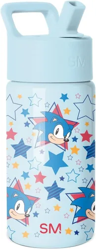 Miniatura 27 de Simple Modern - Botella de agua para niños Summit con tapa con pajilla Taza de acero inoxidable aislada de 14 onzas de Marvel Spider Man