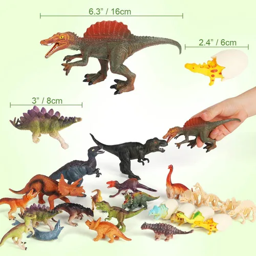 Miniatura 7 de D-FantiX Calendario de Adviento de Dinosaurios 2025 para Niños, Calendario de Adviento de 24 Días de Cuenta Regresiva para Navidad, Juguetes