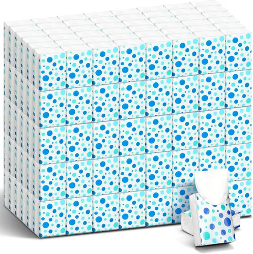 Honoson Paquete de 200 pañuelos de bolsillo a granel, 2000 hojas, pequeños pañuelos individuales a granel, 3 capas, mini paquetes de pañuelos