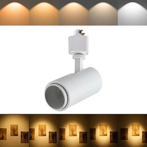 Miniatura 12 de Cabezales de iluminación LED de 5 colores para pista 12W regulables, grado de haz ajustable 15°/24°/36°/45°/60°, 2700K/3000K/3500K/4000K/5000K