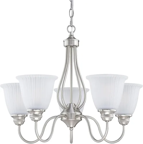 Miniatura 10 de 3 luces de vidrio industrial moderno con acabado de níquel cepillado. Accesorio de iluminación y decoración de jaula de alambre de metal para sala