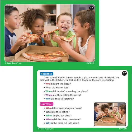 Miniatura 7 de Super Duper Publications Webber Photo Cards – WH Questions Flashcards - Habilidades lingüísticas receptivas y expresivas Recurso educativo