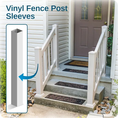 Miniatura 2 de Weatherables Funda de poste de 4 x 4 – Funda de vinilo resistente a la intemperie para exteriores para una durabilidad duradera y fácil instalación