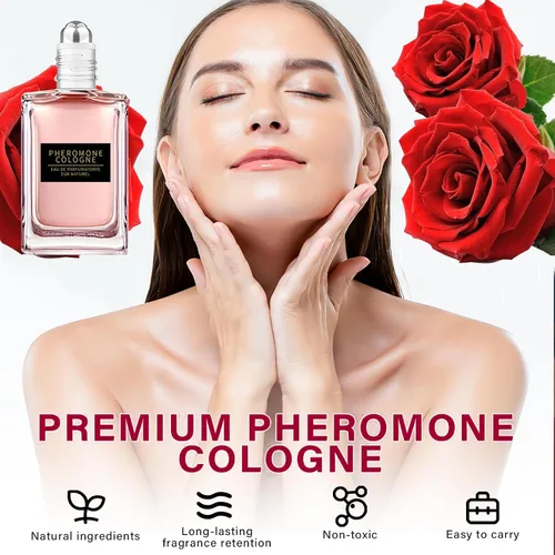 Miniatura 3 de Perfume de feromonas para mujeres, fragancia de aceite de perfume de feromonas enrollable de larga duración, fragancia original de viaje fuerte