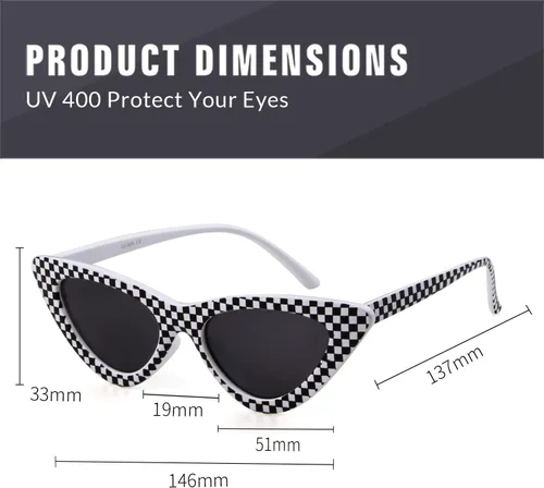 Miniatura 4 de Gifiore - Lentes de sol para mujer, diseño retro vintage