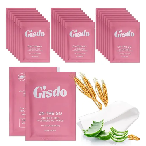 300 toallitas húmedas desechables a base de plantas, sin fragancia, aloe vera, toallitas de manos envueltas individualmente para glúteos, manos,
