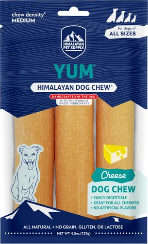 Miniatura 16 de Himalayan Dog Chew Yak Cheese - Masticables para perros, sin lactosa y sin granos, fabricados en Estados Unidos, para todas las razas de perros
